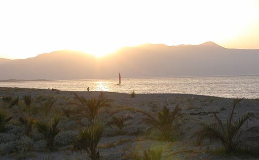 Photo of the beach at Pyrgos Psilonerou